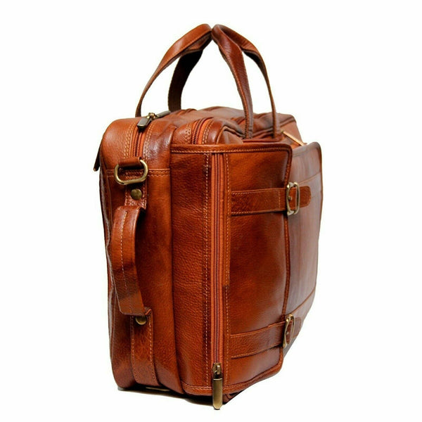 NOORA 15 inch Pure Leather Laptop Backpack Bag for Man and woman 3 in one SJ198 - Noora International