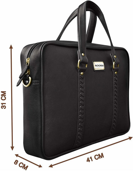 NOORA 15.6 inch Pure Genuine Leather Laptop Backpack Bag for Man and woman WA234 - Noora International
