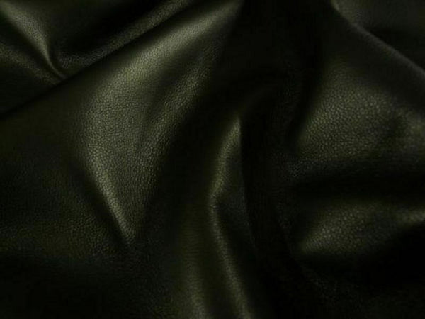 NOORA BLACK Bronze HUE shiny Smooth Italian Lambskin Lamb Sheep leather material for sewing skin hide skins hides 5sqf WA65 - Noora International