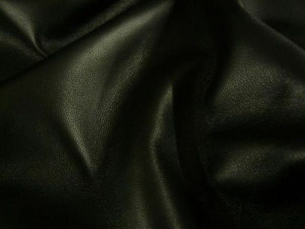 NOORA BLACK GARMENT Lambskin sheep leather hide skin hides nappa Smooth and Shiny Black Leather 5 SqFt WA63 - Noora International