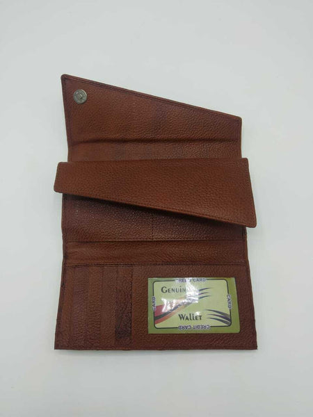 Noora Brown Quilted Lambskin Leather Classic WOC Handmade Clutch Bag QD 546 - Noora International