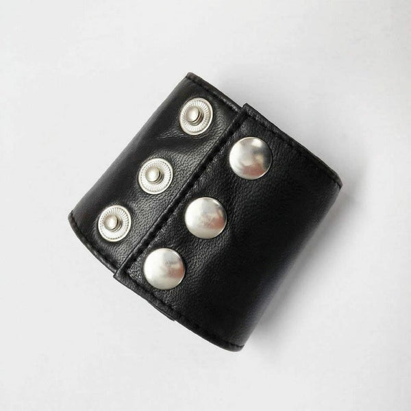NOORA Cuff Wallet Boho Black Leather Bracelet Wrist Wallet Travel Wallet Arm Wallet Music Festival Bracelet Hidden Wearable Money Clip SJ - Noora International