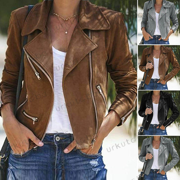 NOORA Designer-Wonderful-Soft-Lambskin-Leather-Moto-Jacket-For-Stylish BS -94 - Noora International