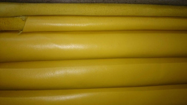 NOORA Distressed Sunsparks Yellow Lambskin Leather Hides,YELLOW leather Sheep sheets for sewing Yellow lambskin 5 SqFt WA26 - Noora International