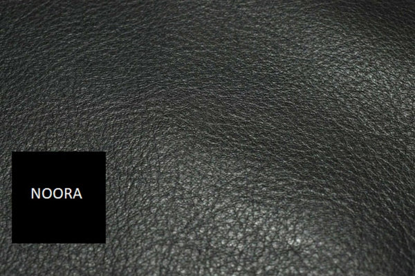 NOORA First Grad Shiny Leather Cowhide 100% Lambskin Cow Smooth Charcoa Upholstery Craft Soft Automotive SJ167 - Noora International
