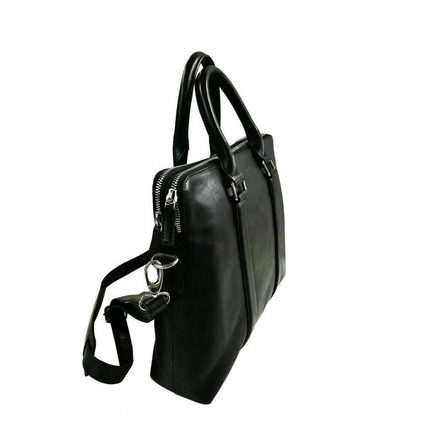 NOORA Genuine Leather Messenger Unisex Satchel Shoulder Office Bag Handbag QD254 - Noora International