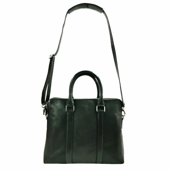 NOORA Genuine Leather Messenger Unisex Satchel Shoulder Office Bag Handbag QD254 - Noora International