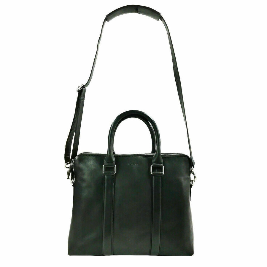 Real Leather Messenger Unisex Satchel Shoulder Office Bag Handbag
