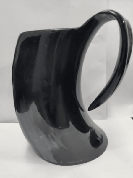Noora Handcrafted Horn Mug, Personalized, Viking Drinking Horn Mug, Beer Mug,Game of Thrones, Gifts For Men, Tankard Cup SU097 - Noora International