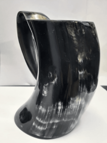 Noora Handcrafted Horn Mug, Personalized, Viking Drinking Horn Mug, Beer Mug,Game of Thrones, Gifts For Men, Tankard Cup SU097 - Noora International