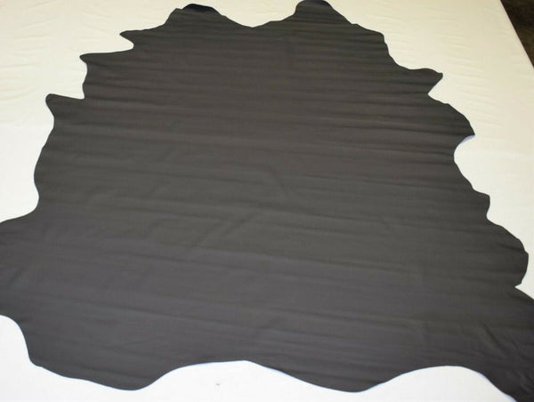 NOORA Hi-Class Charcoal Dark Gray Leather Cowhide Upholstery Skin genuine leather craft cow leather hides SJ169 - Noora International