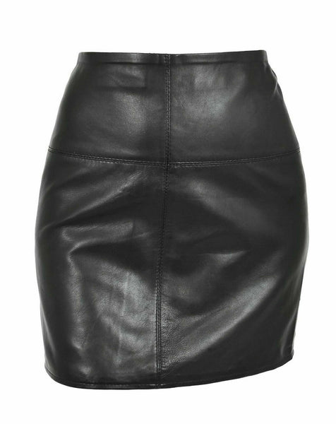 NOORA Hot Skirt Women Sexy Leather Pencil Bodycon High Waist Mini Dress WA491 - Noora International