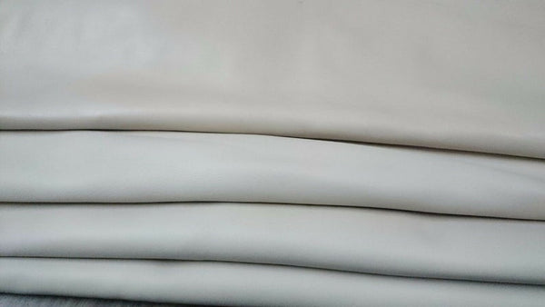 NOORA ICE WHITE offwhite Lambskin Lamb Sheep leather material for sewing hide skin skins hides Genuine Leather Off-White 5 Sq Ft SJ112 - Noora International