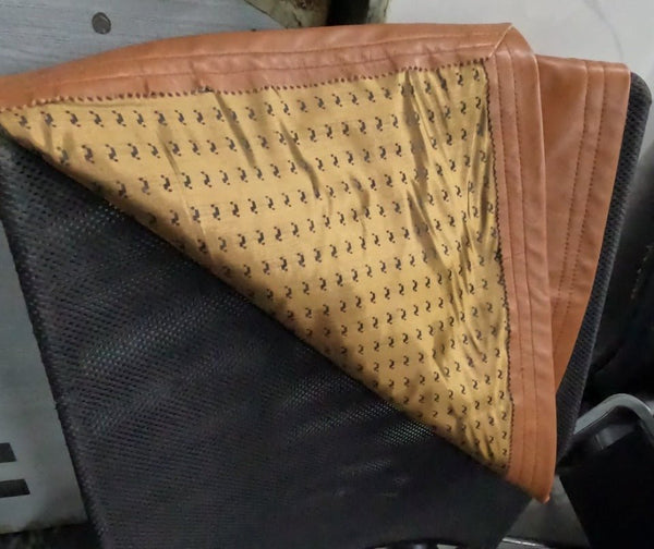Noora Lambskin Leather Headrest Cover, Furniture Protector, Loveseat Theatre Seat Cover, Leather Recliner Slipcover SN032 - Noora International