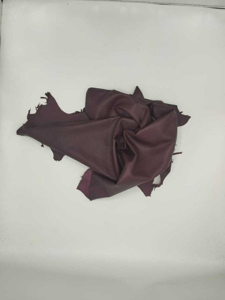 NOORA Lambskin leather hide skin Dark Brown Sheep Nappa Soft Finish Leather 5+ Sqft WA76 - Noora International