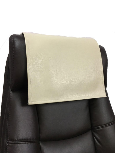 NOORA Lambskin Leather Slip Cover , Head Rest Cover | Home Decor | Theater Room | Modern Cover | Recliner Protector | ST0144 - Noora International