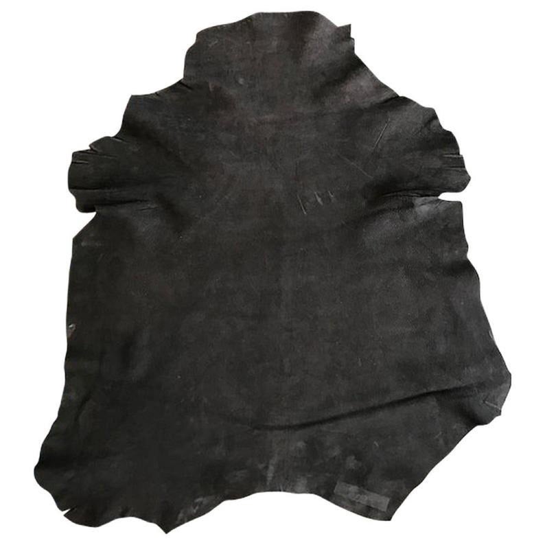 Leather Suede Cowhide upholstery Black Hide For Jewelry Making Leather Crafters, Earrings