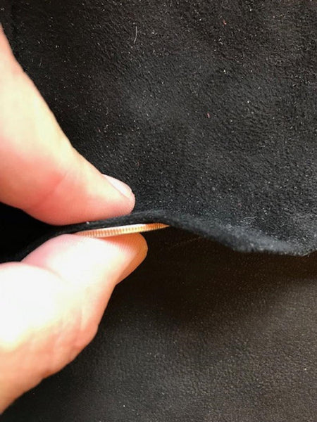 NOORA Leather Suede Cowhide upholstery Black Hide For Jewelry Making Leather Crafters, Earrings SJ162 - Noora International