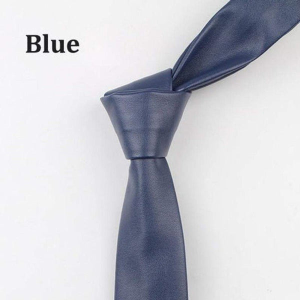 Noora Leather Ties For Men Formal Wear Men's Necktie's leather Ties , 56 inches long, 2 inches at widest, Meeting Wear Tie SU0465 - Noora International