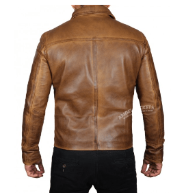 NOORA MENS Expendable Vintage Genuine Lambskin Distressed Leather Jacket RS08 - Noora International