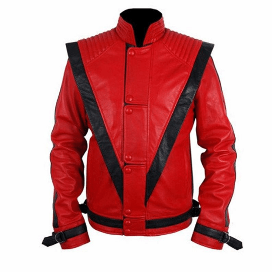 NOORA Mens Lambskin Colour Block Leather Quilted Jacket , Men's Red & Black Belted Biker Jacket | ST046 - Noora International