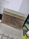 Noora Metallic leather Card Holder Colour Combination Silver, Gold , Rose gold metallic BS-08 - Noora International