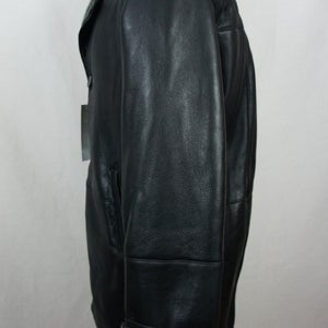 NOORA NEW Casual Overcoat Men Real 100% Genuine Shearling Leather Sheepskin Coat Jacket Trench SB120 - Noora International