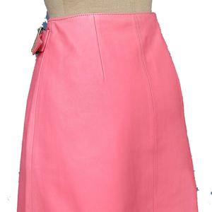 NOORA New Lambskin Leather Women Skirt Bodycon Patent Leather Short Half Dress Slim Shiny Party WA31 - Noora International