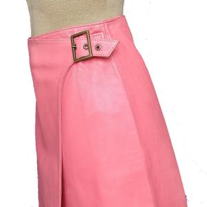 NOORA New Lambskin Leather Women Skirt Bodycon Patent Leather Short Half Dress Slim Shiny Party WA31 - Noora International