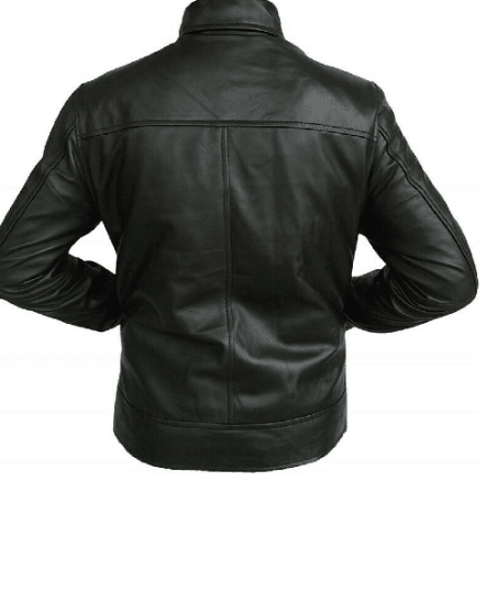 Noora New Men's Black Lambskin Leather Biker Jacket With YKK Zipper Racer Rider Black Leather Jacket SU0146 - Noora International