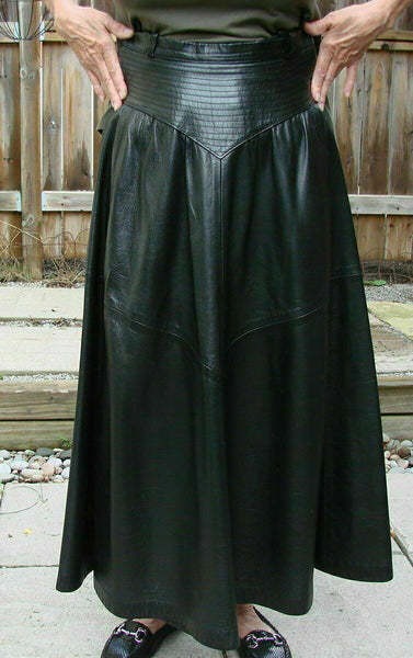 NOORA New PRIMARK STACEY SOLOMON BLACK LEATHER LOOK PLEATED MIDI SKIRT SJ141 - Noora International