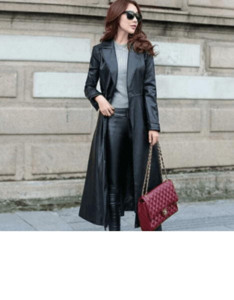 NOORA New Stylish LAMBSKIN Soft Leather Women Black Genuine - Noora International