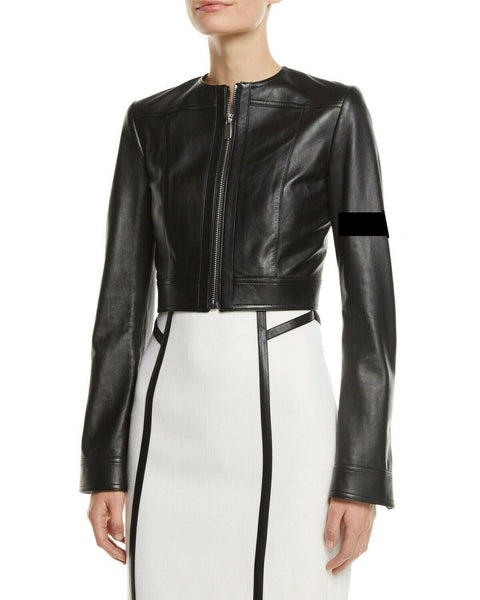 Noora New Women Ladies Coat Jacket Leather Tops Fashion Printed Punk Coat QD562 - Noora International