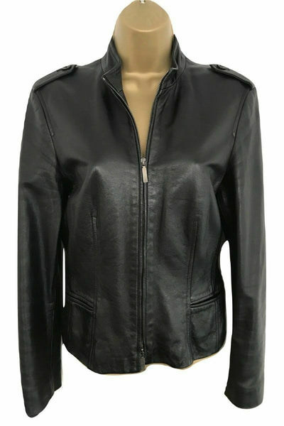 Noora New Women Lambskin Leather Stylesh Biker Modern Jacket L20 - Noora International