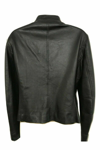 Noora New Women Lambskin Leather Stylesh Biker Modern Jacket L20 - Noora International