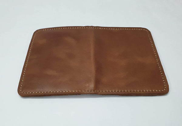 NOORA personalized wallet for men's Brown Wallet, Leather Passport Holder, Passport Wallet, Wanderlust Gift For men's -SK13 - Noora International