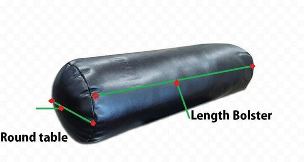 NOORA Pure Leather pillow Shinny Black, Cushion Round bolster Shape Cover,Housewarming Gift Special for Anniversary BLACK Pillow Cover SJ62 - Noora International