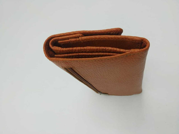 Noora Tan Quilted Lambskin Leather Classic WOC Handmade Clutch Bag QD 554 - Noora International