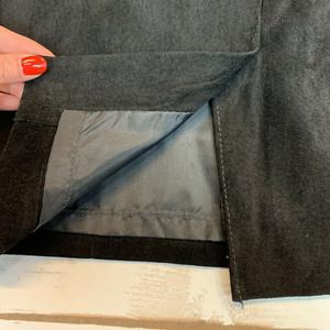 NOORA The Limited Women's Pencil Skirt Black Suede Leather Lined Career Classic Lambskin Leather Skirt WA40 - Noora International