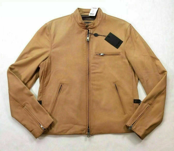 NOORA Toddy Snyderr Replica Men Lamb Skin Leather Moto Biker Rider Racer Jacket BS9 - Noora International