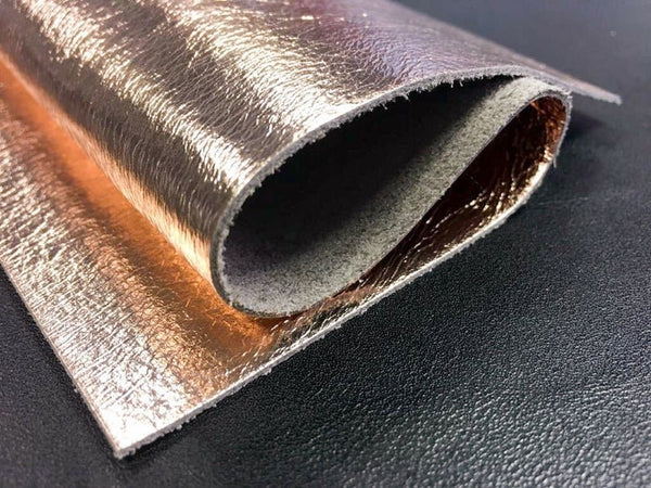 NOORA Top Quality ROSE Gold Leather Lambskin Metallic Sheep Hide | Rose Lambskin Leather Nappa SU0146 - Noora International