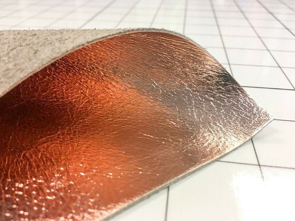 NOORA Top Quality ROSE Gold Leather Lambskin Metallic Sheep Hide | Rose Lambskin Leather Nappa SU0146 - Noora International