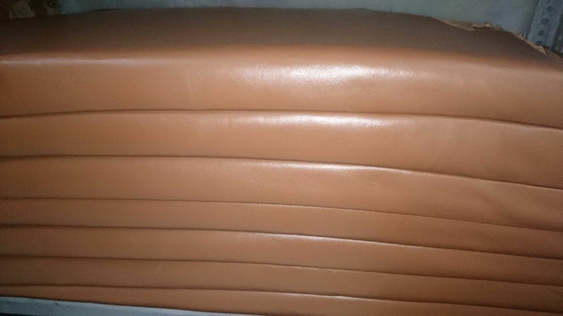 Vegetable tanned leather hide, Lambskin soft leather Hides - Natural Tan, 5 SqFt – view 2