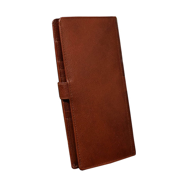 NOORA wallet for Men and Women| Brown Color Wallet| Cheque Book Holder| Card Credit Card Holder - Noora International