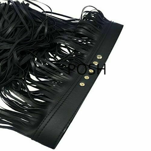 NOORA Women Leather Waist Belt Wrap Dance Long Fringe Tassel Skirt Belt SJ137 - Noora International