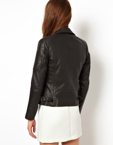 Noora Women's Biker Leather jacket Western Style Jacket ST0311 - Noora International