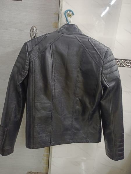 Noora Women's Lambskin Black Leather Jacket | Motorcycle Slim Fit Biker Jacket | Western Party Wear Jacket |Gift For Her - Noora International