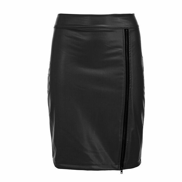NOORA Womens Real Lambskin Leather Skirt Leather Mini Skirt ALL SIZE READY - Noora International