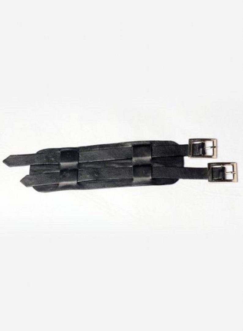 Wrist Band Black Leather Festival Wearable Band Hidden Bracelet Arm Band Hands Free Band