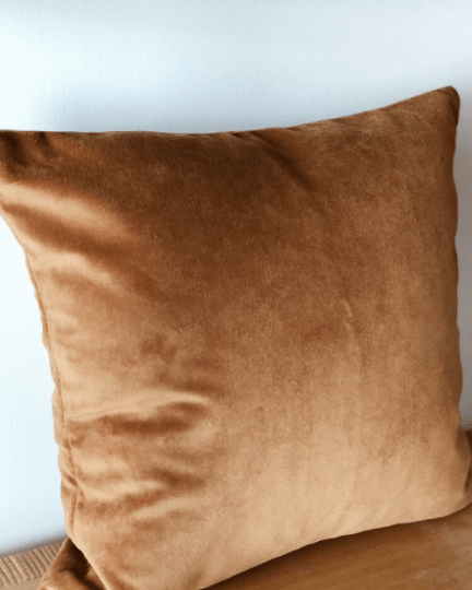 Real New Suede Linen pillow cover,Square Tan Color Suede Pillow Cover,Living Decor,Home Decor,Throw Cover - Noora International